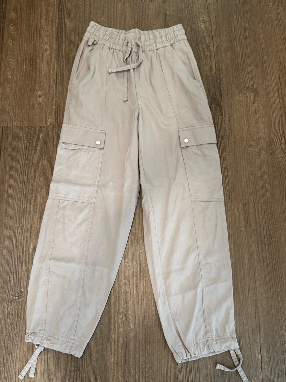 Athleta Celestial High-Rise Utility Cargo Pants-Taupe